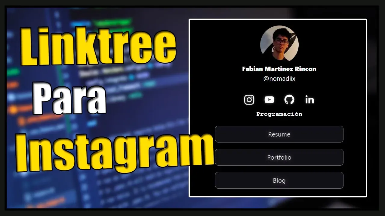 Linktree para Instagram  Next js 13 y tailwind cssLinktree para Instagram  Next js 13 y tailwind css