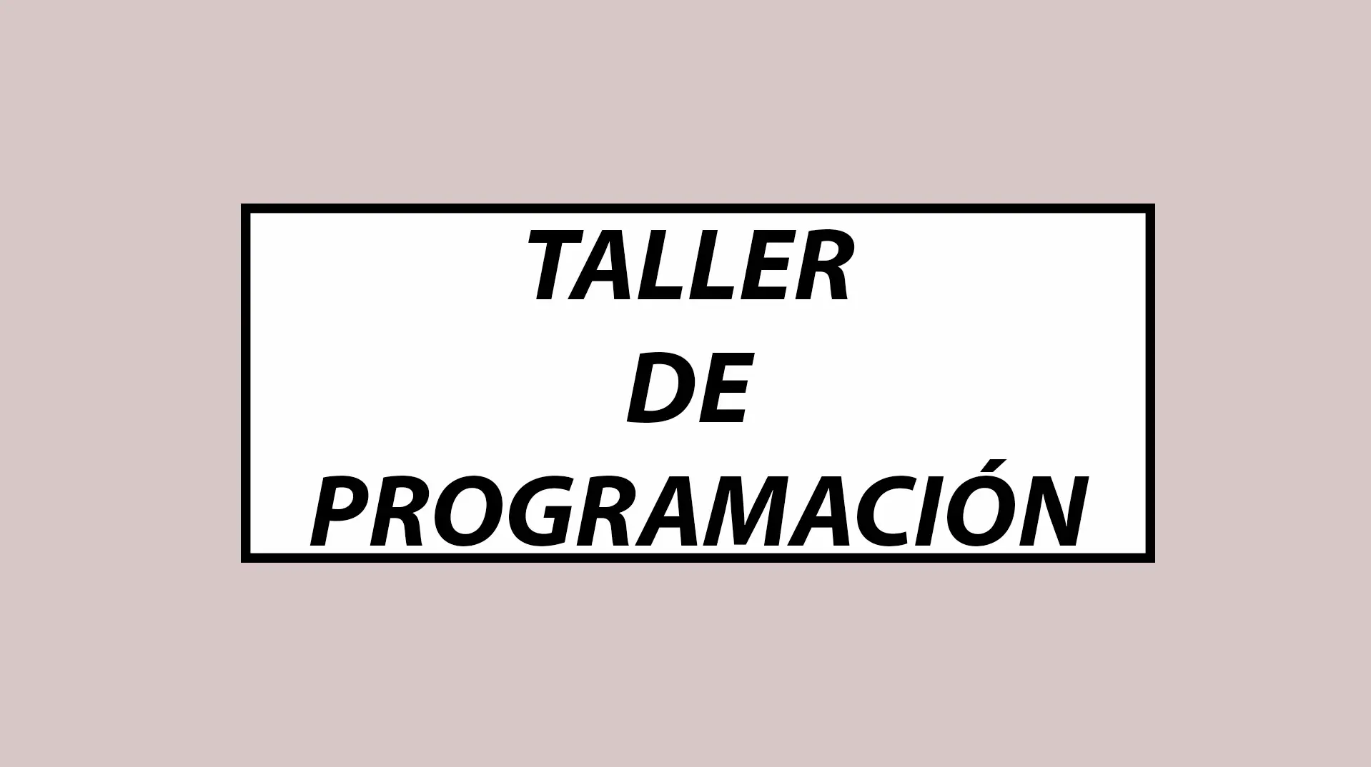 Final TALLER